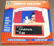 ELC Puppet Theatre Company & Finger Puppets Child Story Toy Play BOXED RETRO
