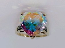 10ct Gold Mercury Mystic Topaz