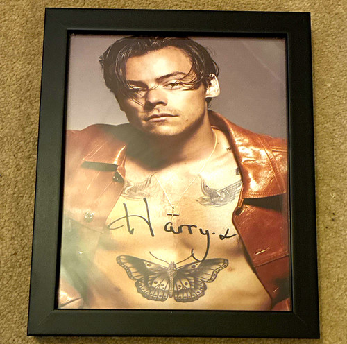 Autographed harry styles photo - harry,