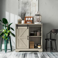Sideboard Oak Sliding Barn