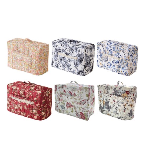 Floral sewing machine cover - sewing,