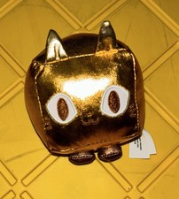 Pet Simulator X Gold Cat Plush I’m Lola Series 1 Mystery Treasure 3.5” (No Code)