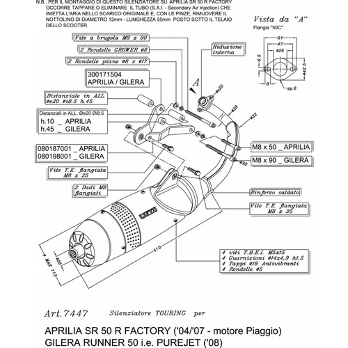 Complete exhaust system - complete,