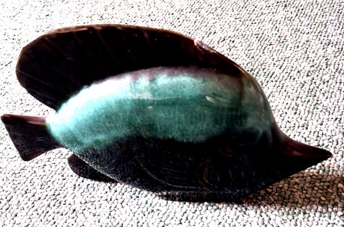 Blue mountain pottery sunfish - pottery,