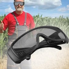 Wire Mesh Safety Goggles Wide Vision Eye Protector Portable Safety Glasses