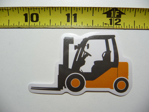 Forklift small sticker decal - forklift,
