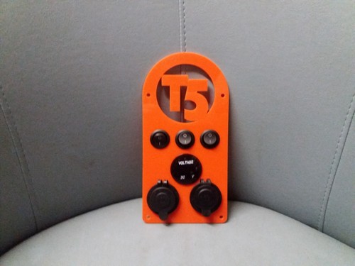 Orange control panel usb 12v - orange,