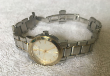 burberry bu9217 the city gold silver stainless steel ladies watch