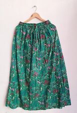 Indian Cotton Green Floral