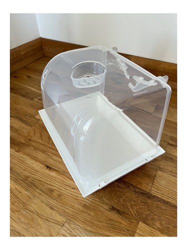 Large plastic cage bath - cage,