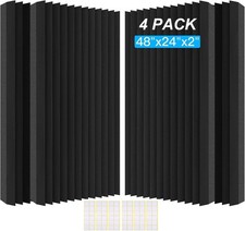 4 Pack Acoustic Foam Panels