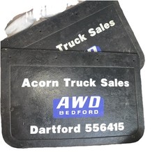 A PAIR of AWD BEDFORD MUDFLAPS