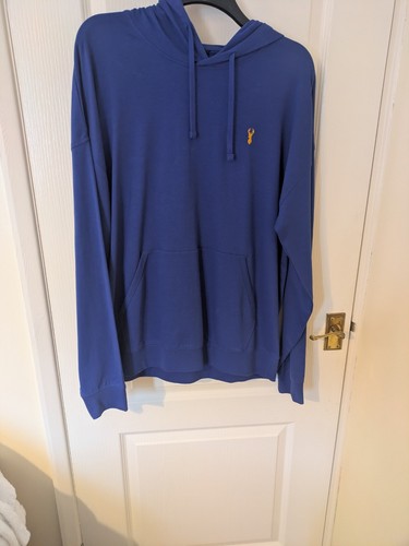 Mens next blue hooded jumper - next,