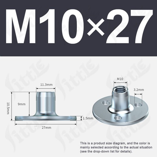 M10 m12 round base t - m10,