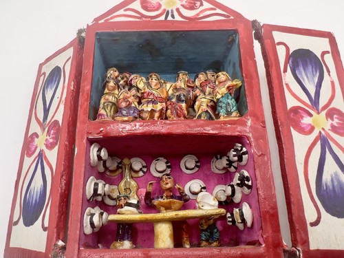 Handcrafted peruvian retablo - handcrafted,