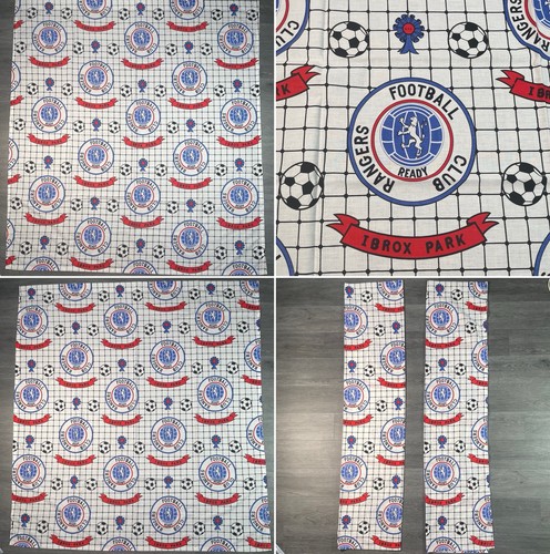 Vtg curtains official rangers - official,