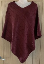 Triangular Ladies Knit Poncho