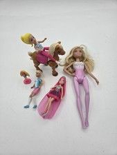 Mixed Lot Small Barbie Dolls &