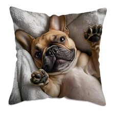 1 X Beautiful French Bulldog Cushion Covers Decorative cushions Frenchie Dog