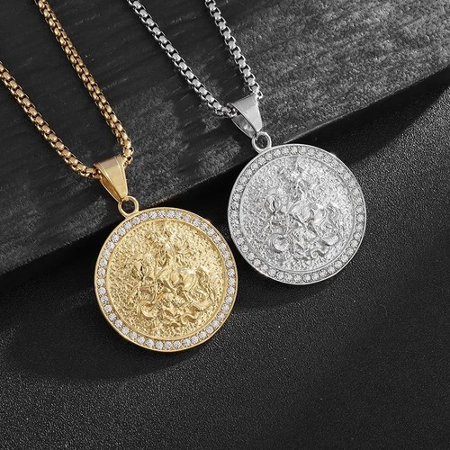 18kgold silver saint - 18kgold,