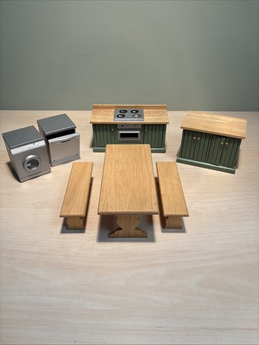 Wooden doll house furniture - doll,