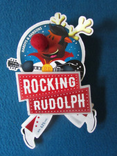 HARDYS AND HANSONS ROCKING RUDOLPH BEER PUMP SIGN - A - LIGHTS UP