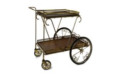 Mid Century Modern Brass Bar