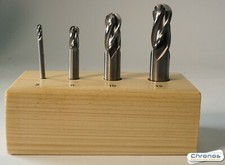 Set of 4 Solid Cobalt Ball