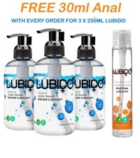 3 x Lubido Water Based