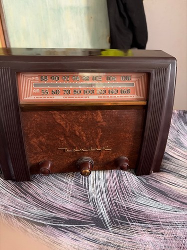 Bendix bakelite 1949 fm - bakelite, am/fm