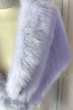 DESIGNER Lilac Plush FUR Stole