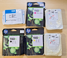 HP 940xl Printer Heads & 4 Ink