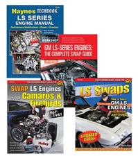 GM LS Engine Swap 4-Book Set — LS-Series Tech Manuals for Camaros & Firebirds