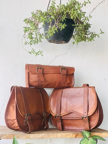 Comman bag leather messenger - comman,