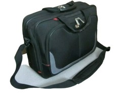 GINO FERRARI Enza Travel Business Messanger Laptop Bag - Black