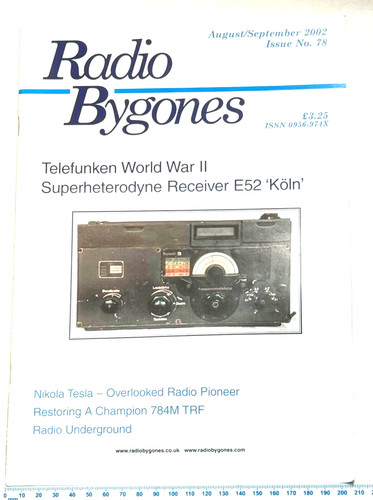 Radio bygones aug - no, 78