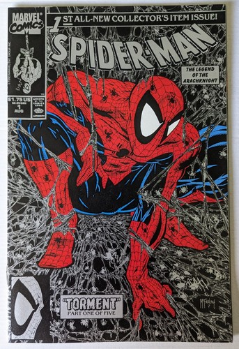 Spider man 1 silver - spider-man, #1