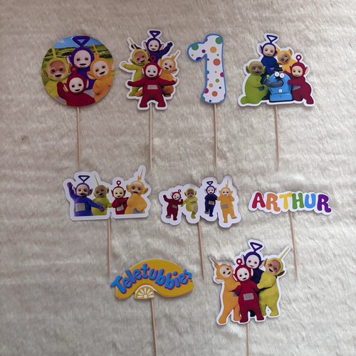 Teletubbies cupcake topper - cupcake,