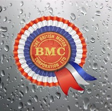 BMC Sticker / Decal Classic Rosette - Mini Fans Car Internal Window Fit 1 x 80mm
