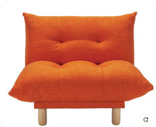 Habitat Kota Fabric Armchair - Orange (Collection Only N10)