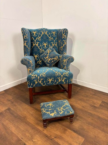 Vintage wingback armchair - armchair, &