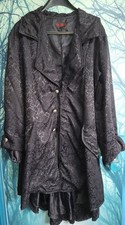New Romantic - Gothic Inter Moden Pirate Frock Coat black steampunk jacket