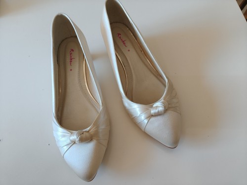 Rainbow club ivory - ivory, heel