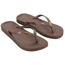 IPANEMA - ANATOMICA TAN | Womens/Ladies Stylish Flip Flop Brown Bronze Vegan