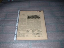 MG MAGNETTE ZA MOTOR TRADER SERVICE INFORMATION SHEETS. FREE U.K. POST