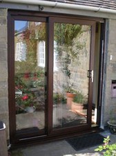 uPVC Patio Doors - Woodgrain