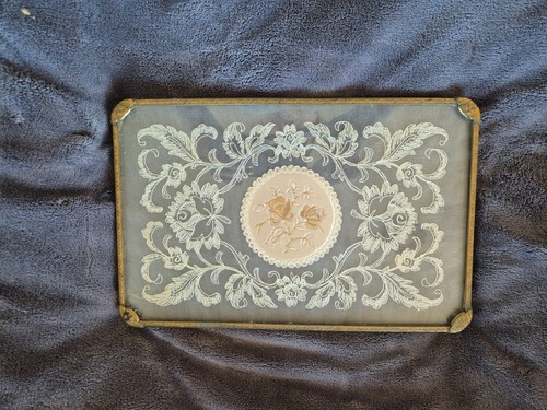 Vintage dressing table - table, tray