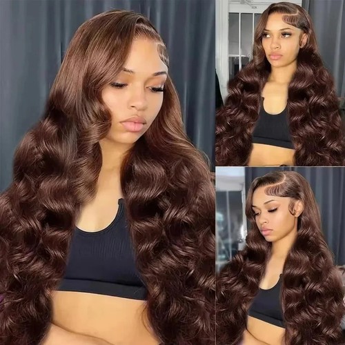Chocolate brown human hair - human, wig