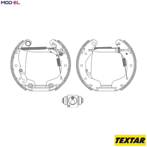 Brake shoe set 84044801 - set,