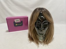 Esmee LC1080-1 Long Bob Blonde Highlight Wig Bangs Fringe Natural Synthetic